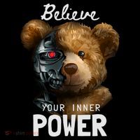 Bear Toy Half Robot Women's Tank Top thumb 5