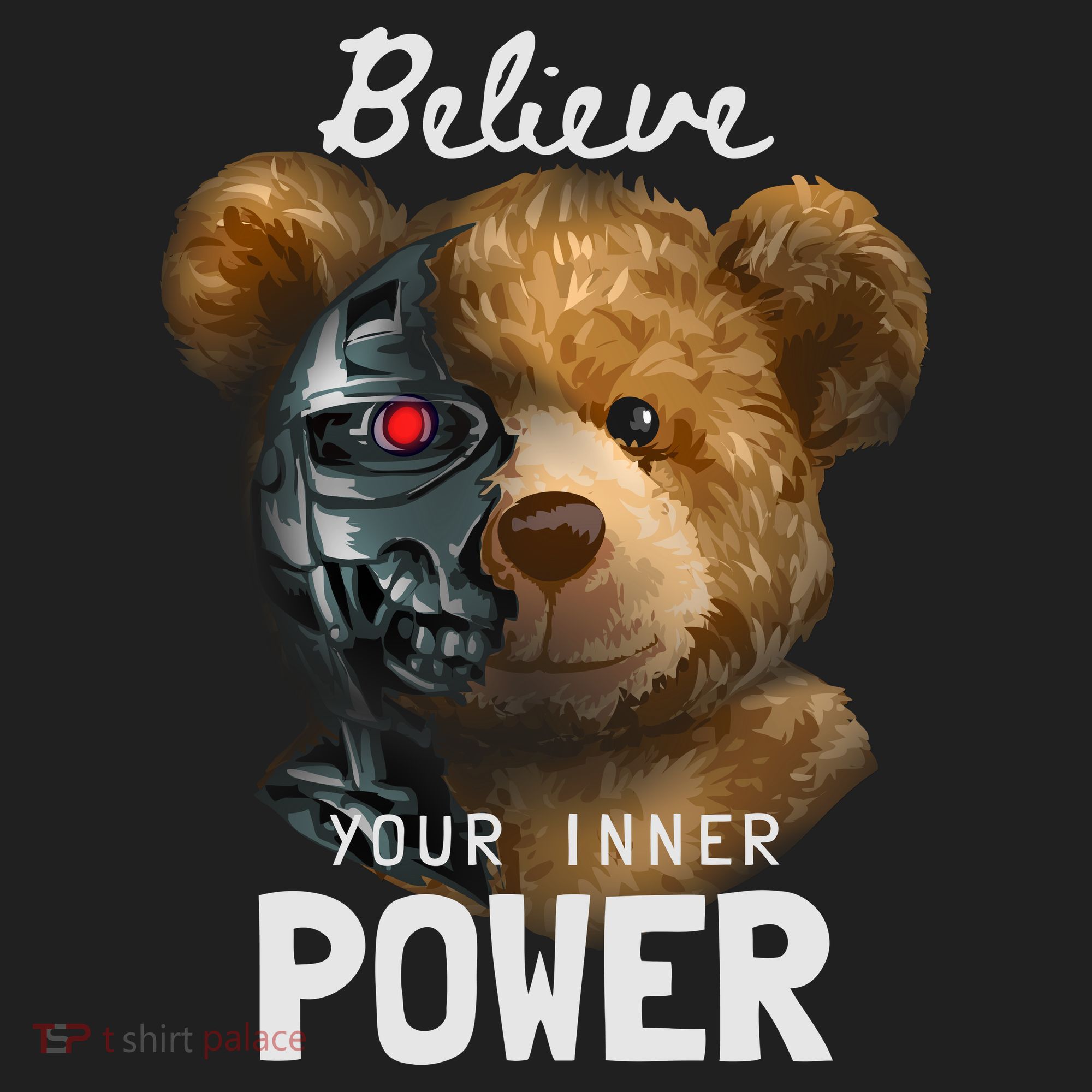 Bear Toy Half Robot Hat