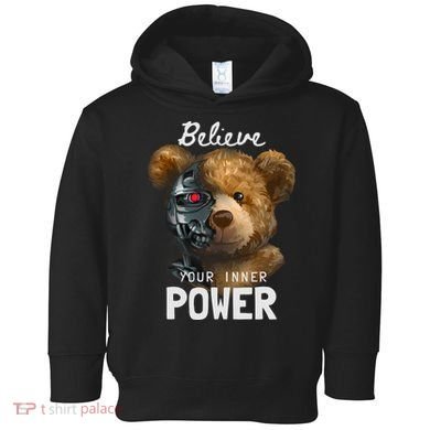 Bear Toy Half Robot Toddler Hoodie