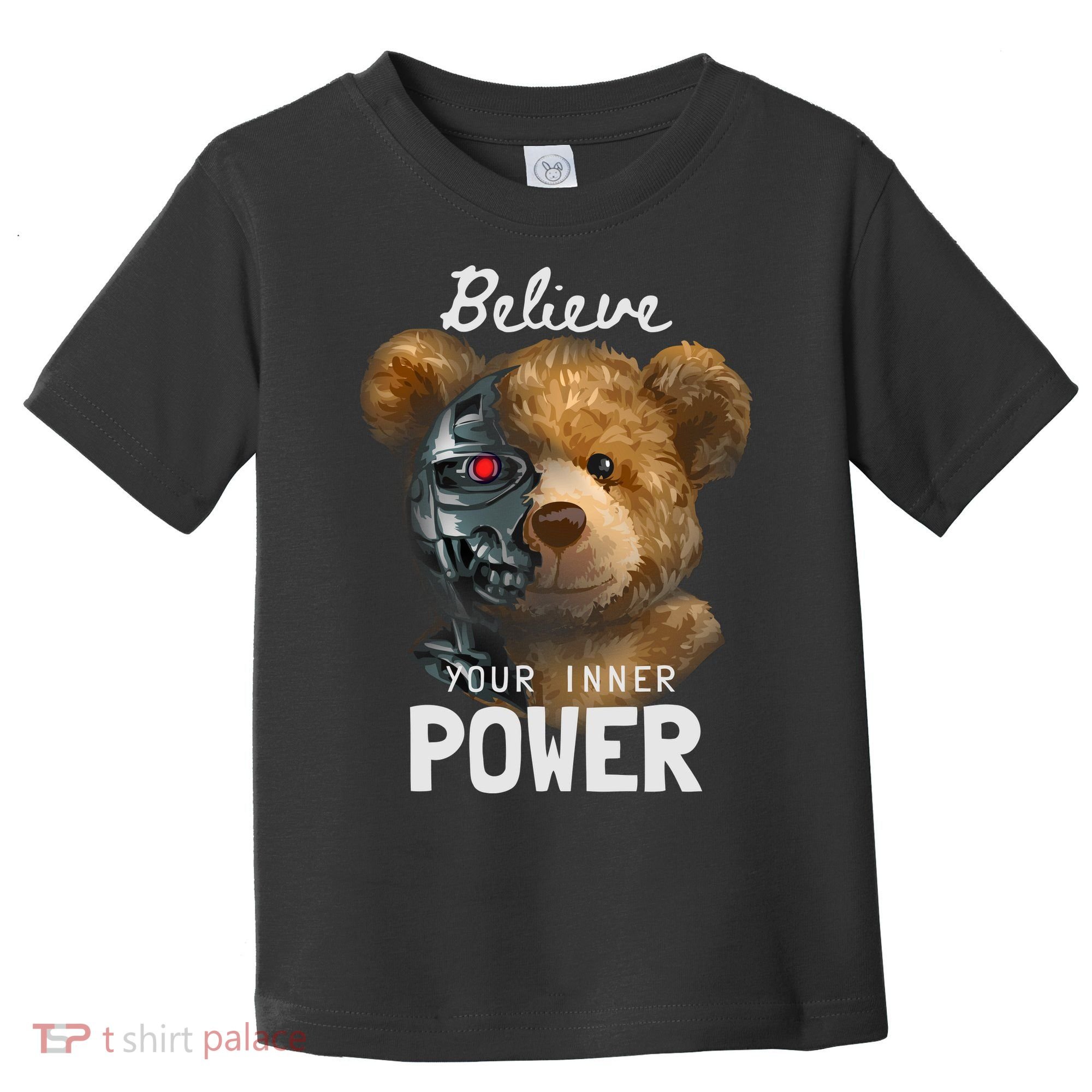 Bear Toy Half Robot Toddler T-Shirt