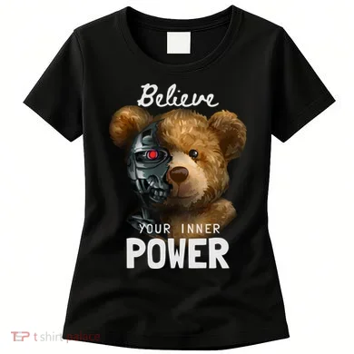 Bear Toy Half Robot Women's T-Shirt
