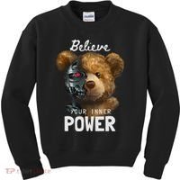 Bear Toy Half Robot Kids Sweatshirt thumb 0