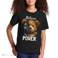 Bear Toy Half Robot Kids T-Shirt thumb 2