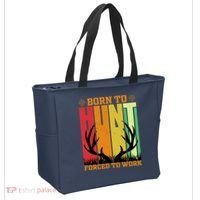 Born To Hunt Forced To Work Tote Bag thumb 2