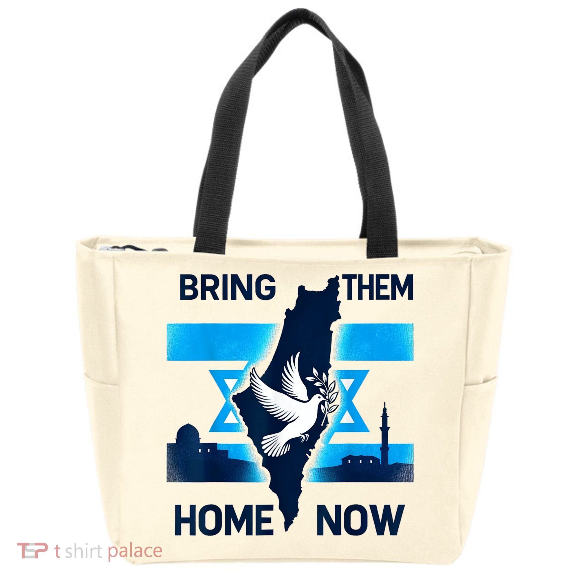Bring Them Home Now! Stand With Israel Flag America Tote Bag