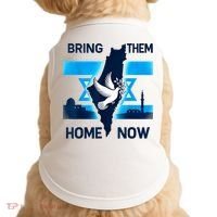 Bring Them Home Now! Stand With Israel Flag America Doggie Tank thumb 0