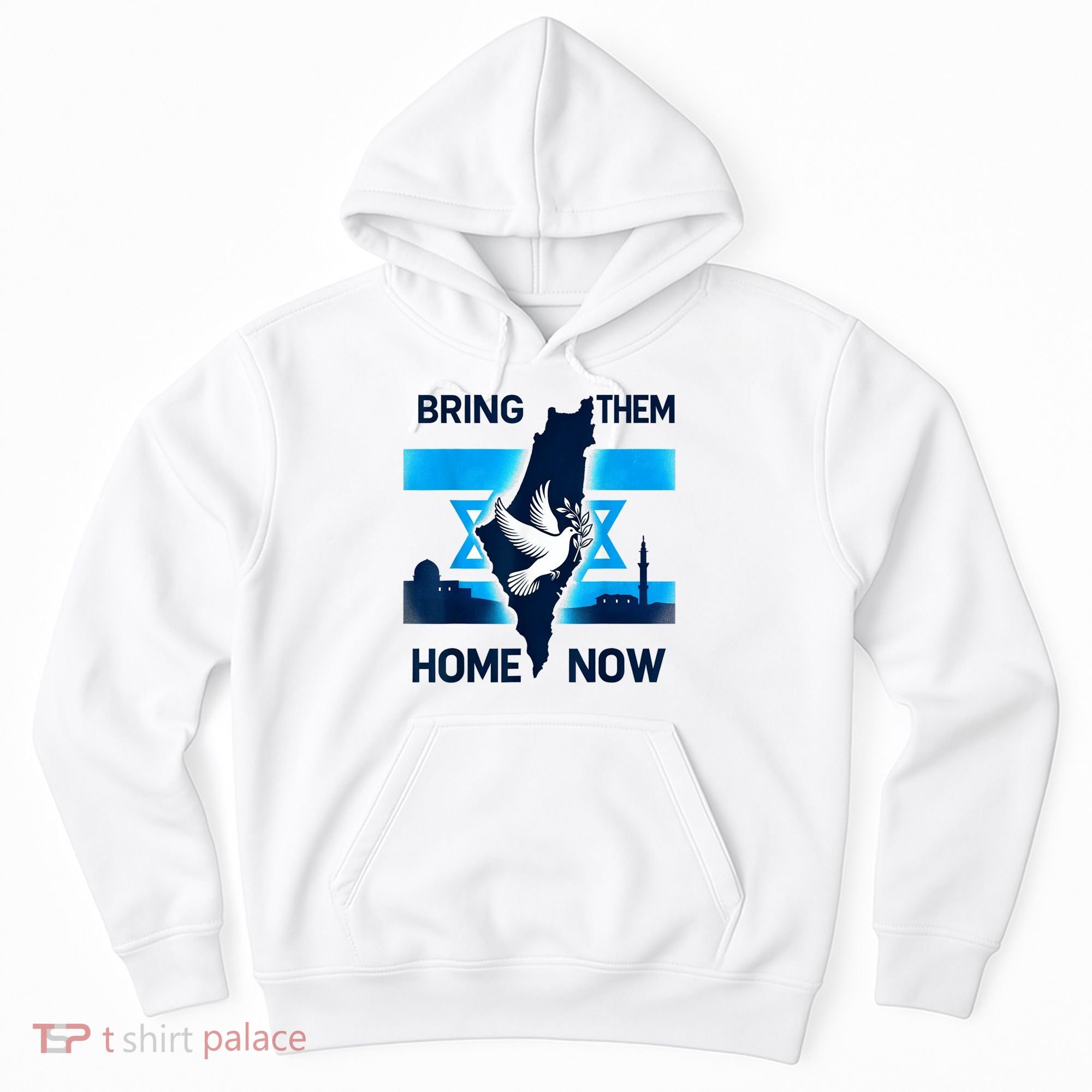 Bring Them Home Now! Stand With Israel Flag America Hoodie