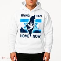 Bring Them Home Now! Stand With Israel Flag America Hoodie thumb 2