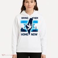 Bring Them Home Now! Stand With Israel Flag America Hoodie thumb 5
