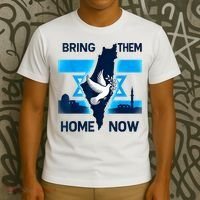 Bring Them Home Now! Stand With Israel Flag America T-Shirt thumb 3