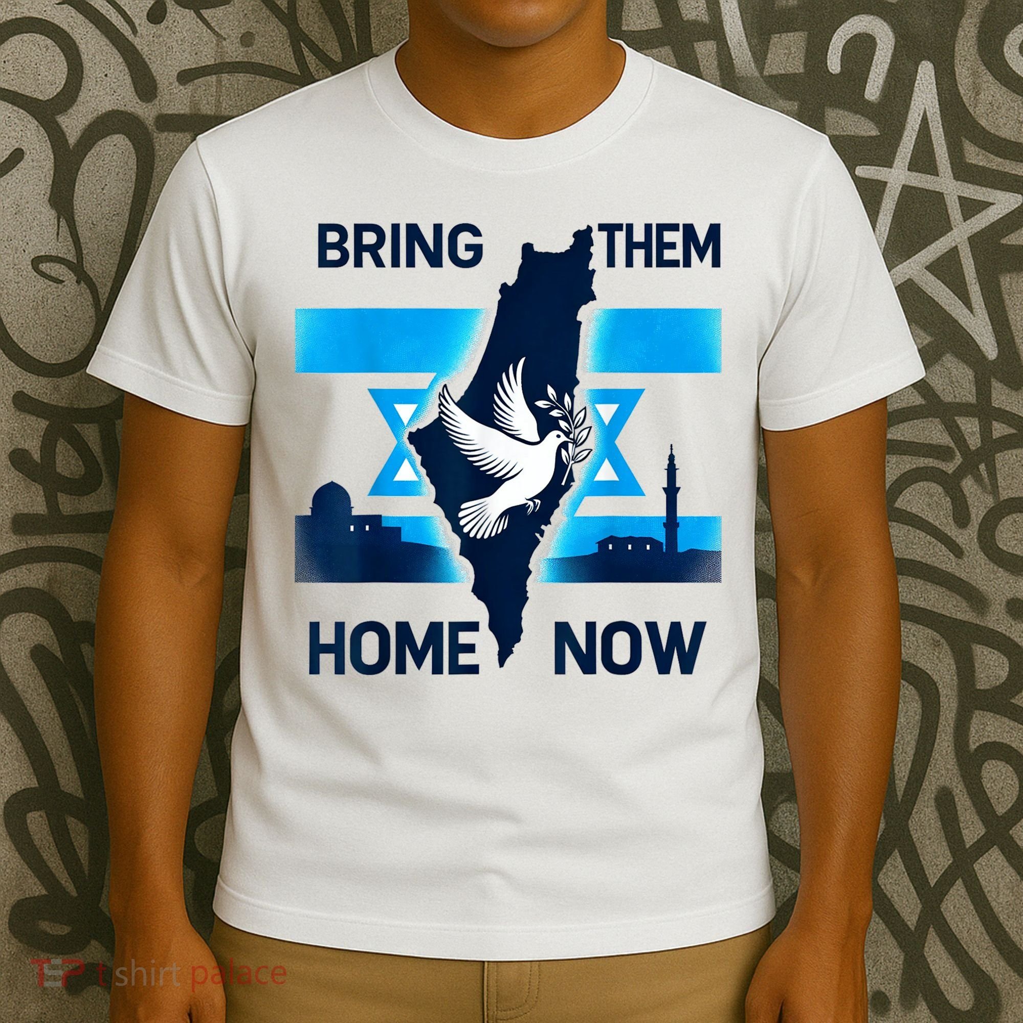 Bring Them Home Now! Stand With Israel Flag America T-Shirt