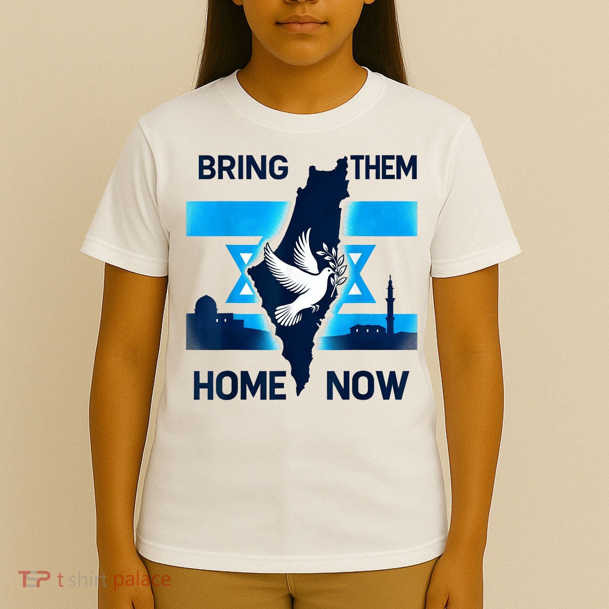 Bring Them Home Now! Stand With Israel Flag America T-Shirt