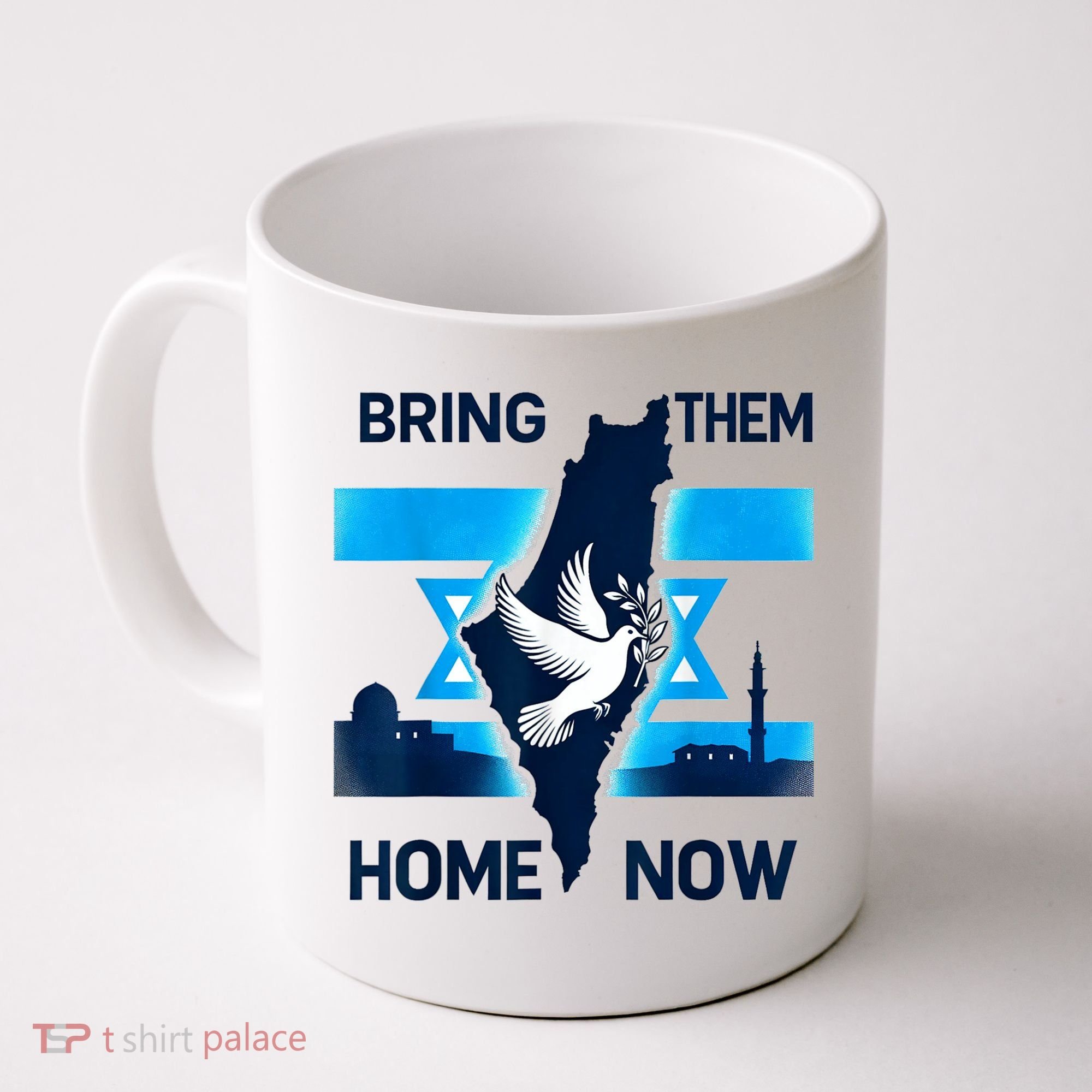 Bring Them Home Now! Stand With Israel Flag America Coffee Mug