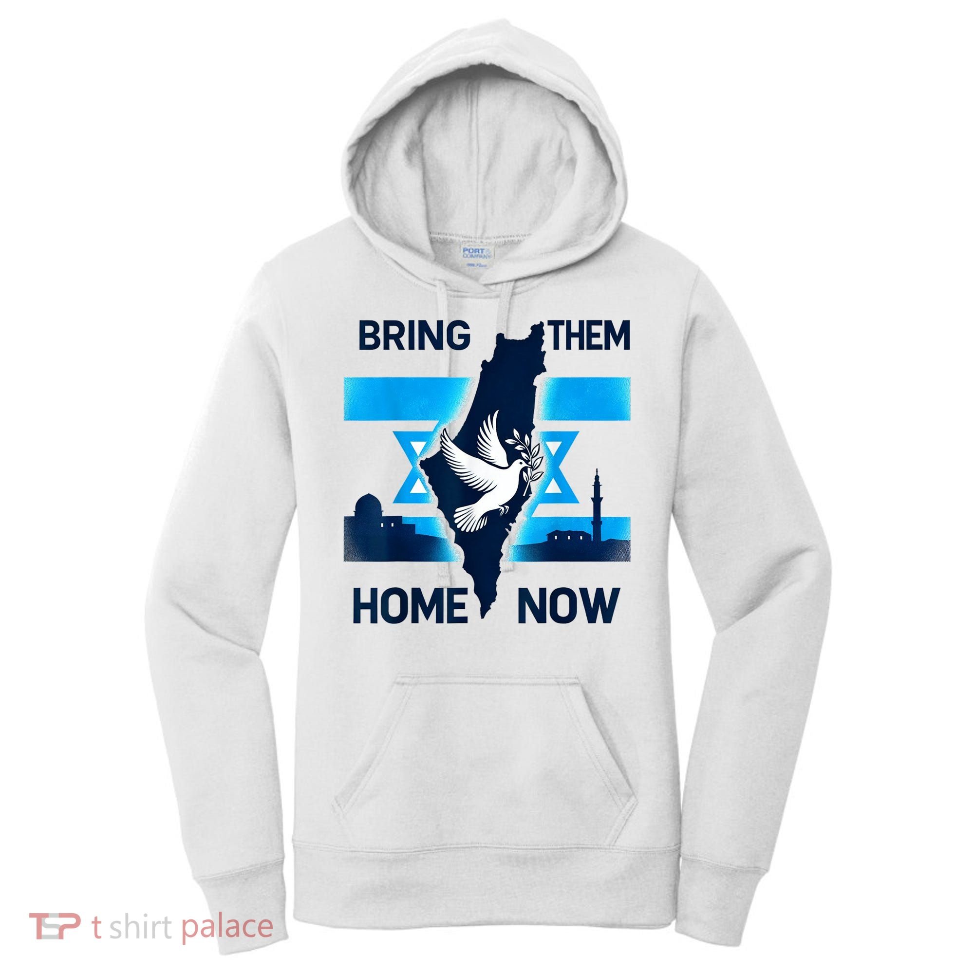 Bring Them Home Now! Stand With Israel Flag America Women's Hoodie