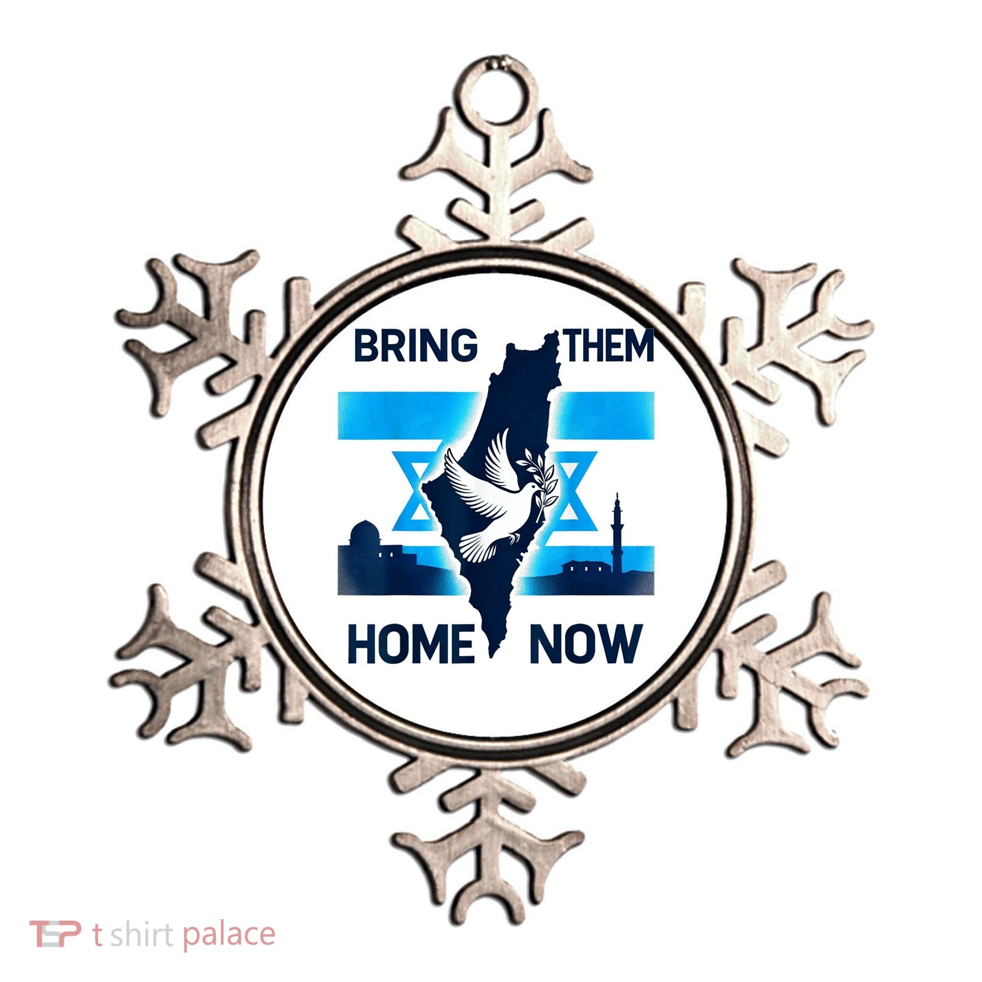 Bring Them Home Now! Stand With Israel Flag America Ornament