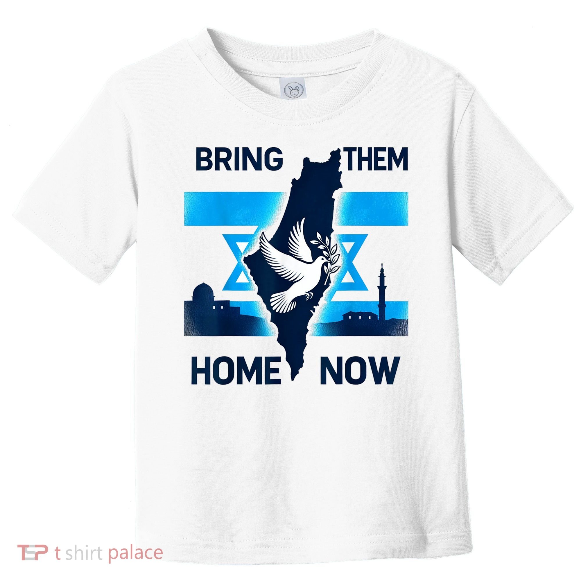 Bring Them Home Now! Stand With Israel Flag America Toddler T-Shirt