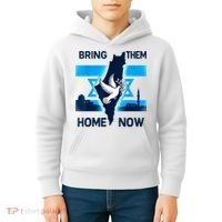Bring Them Home Now! Stand With Israel Flag America Kids Hoodie thumb 4