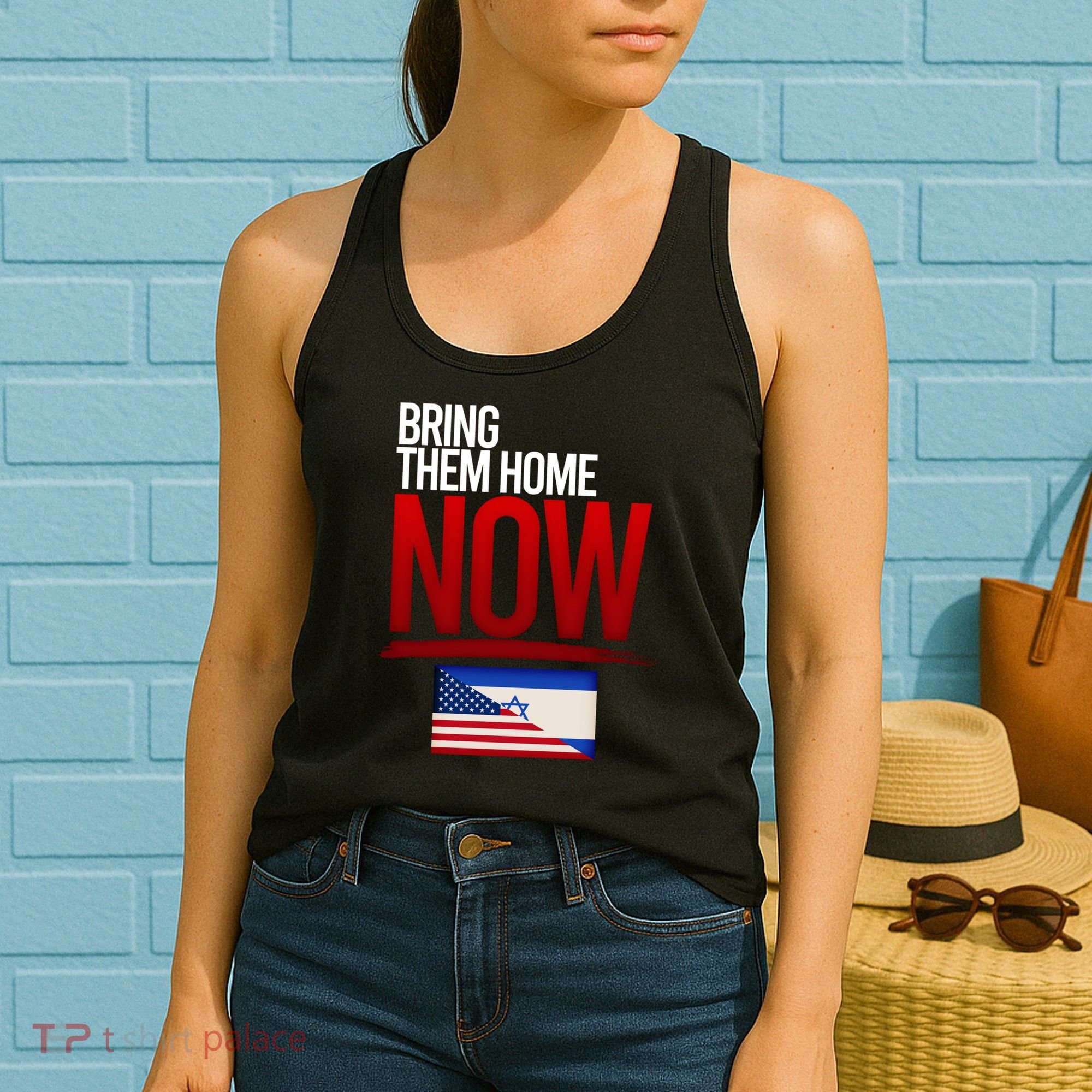 Bring Them Home Now Stand With Israel Women's Tank Top