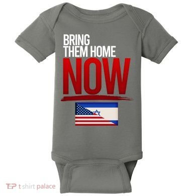 Bring Them Home Now Stand With Israel Baby Bodysuit