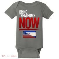 Bring Them Home Now Stand With Israel Baby Bodysuit thumb 0