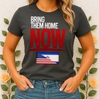 Bring Them Home Now Stand With Israel Women's T-Shirt thumb 2