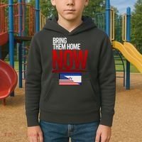 Bring Them Home Now Stand With Israel Kids Hoodie thumb 2