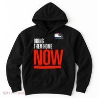 Bring Them Home Now! Stand With Israel Israel America Flag Hoodie thumb 0