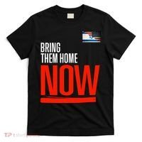 Bring Them Home Now! Stand With Israel Israel America Flag T-Shirt thumb 0