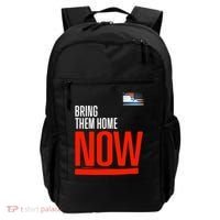 Bring Them Home Now! Stand With Israel Israel America Flag Backpack thumb 0
