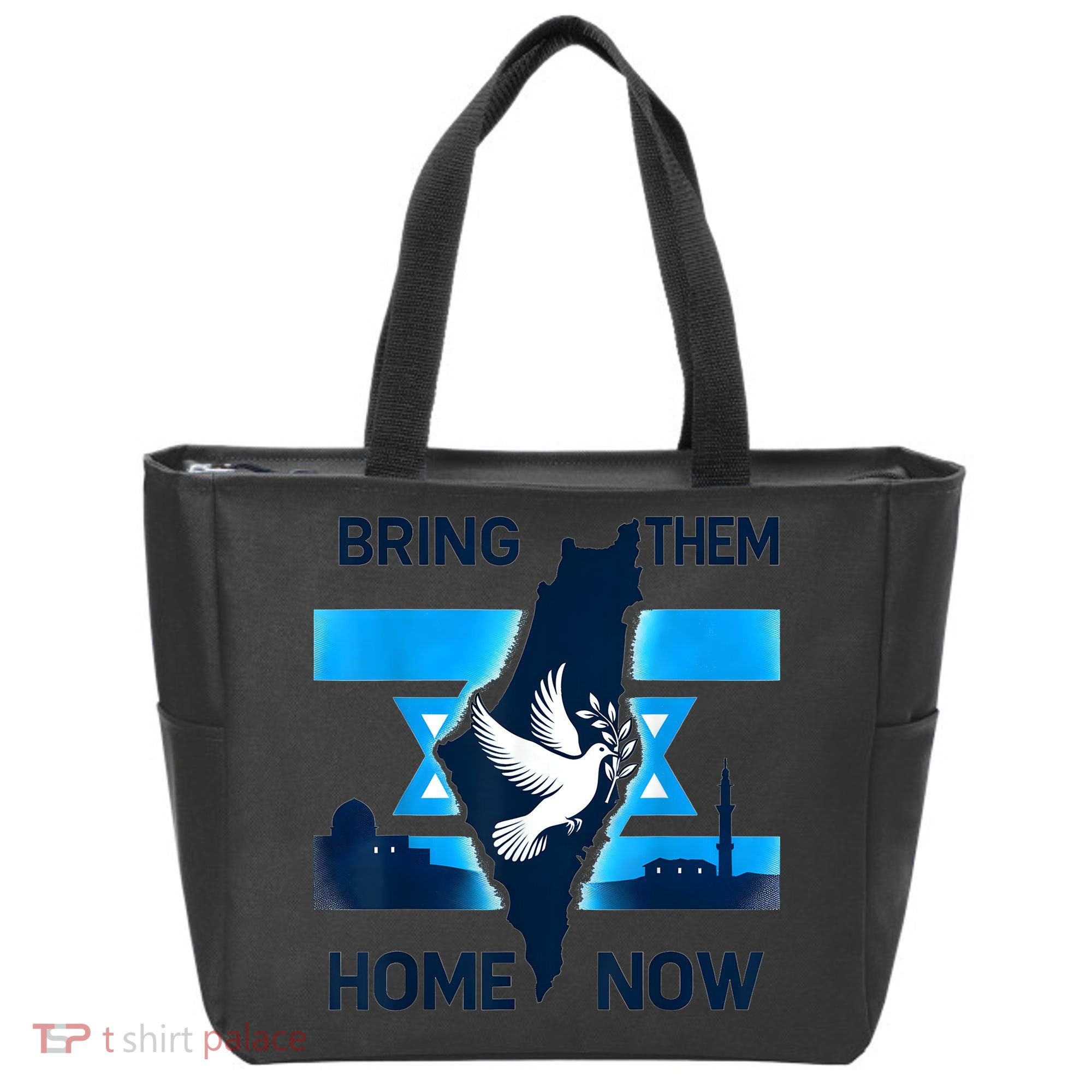 Bring Them Home Now! Stand With Israel Flag America Tote Bag