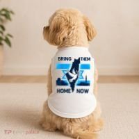 Bring Them Home Now! Stand With Israel Flag America Doggie Tank thumb 2
