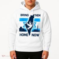 Bring Them Home Now! Stand With Israel Flag America Hoodie thumb 2