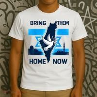 Bring Them Home Now! Stand With Israel Flag America T-Shirt thumb 3