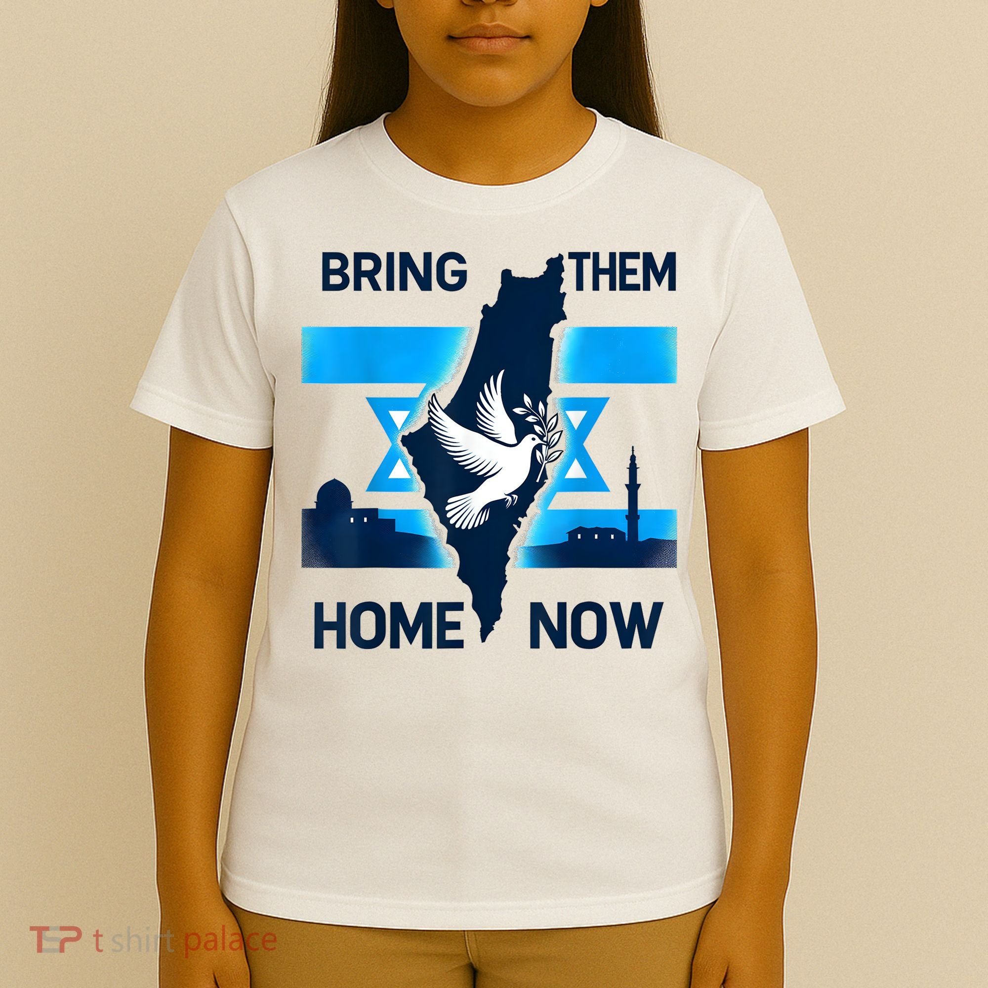 Bring Them Home Now! Stand With Israel Flag America T-Shirt