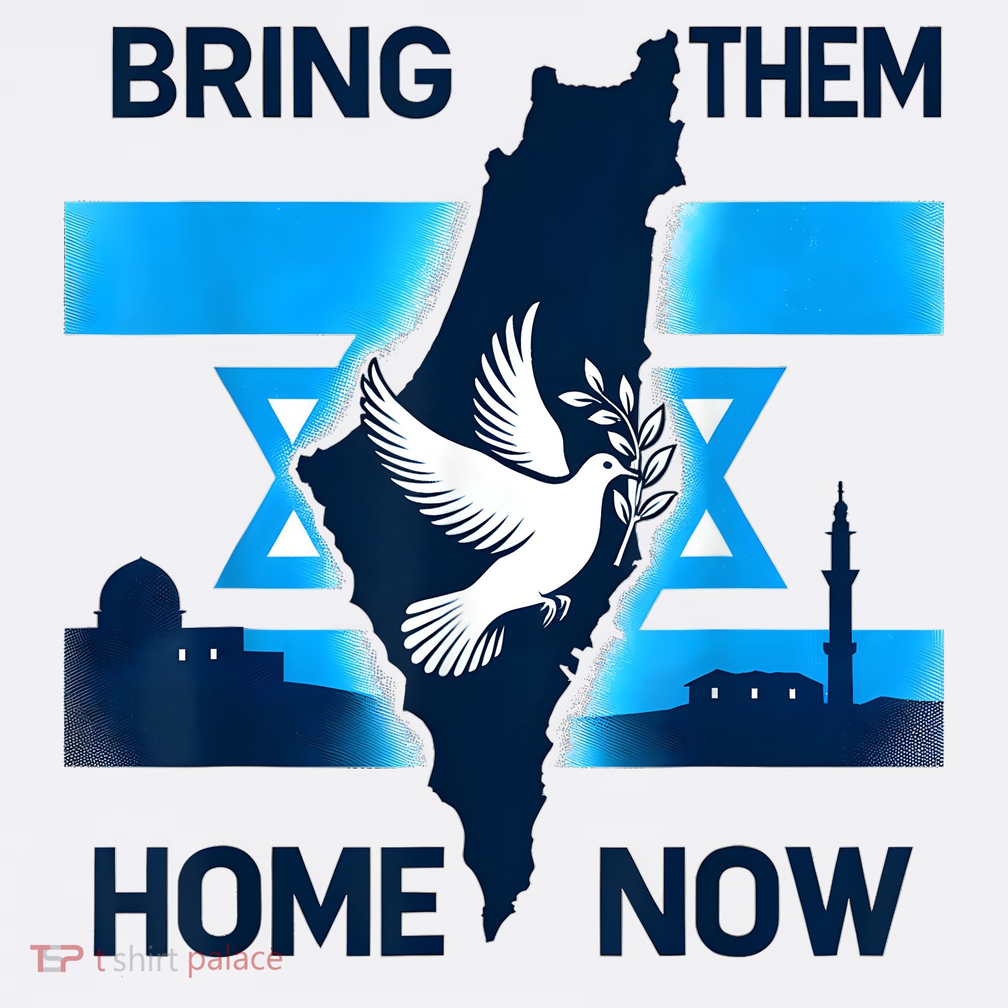 Bring Them Home Now! Stand With Israel Flag America Women's Tank Top