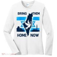 Bring Them Home Now! Stand With Israel Flag America Women's Long Sleeve Shirt thumb 0