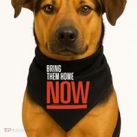 Bring Them Home Now USA-Made Doggie Bandana thumb 1