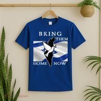 Bring Them Home Now Stand With Israel America Flag Patriotic  T-Shirt thumb 2