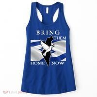 Bring Them Home Now Stand With Israel America Flag Patriotic  Women's Tank Top thumb 0