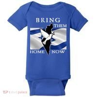 Bring Them Home Now Stand With Israel America Flag Patriotic  Baby Bodysuit thumb 0