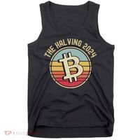 Bitcoin The Halving 2024 To The Moon Tank Top thumb 0
