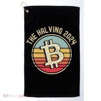 Bitcoin The Halving 2024 To The Moon Golf Towel thumb 0
