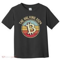 Bitcoin The Halving 2024 To The Moon Toddler T-Shirt thumb 0