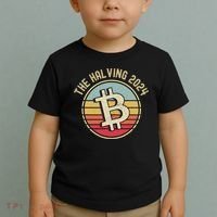 Bitcoin The Halving 2024 To The Moon Toddler T-Shirt thumb 2