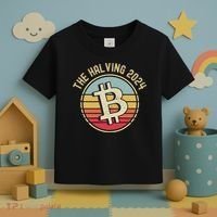 Bitcoin The Halving 2024 To The Moon Toddler T-Shirt thumb 3