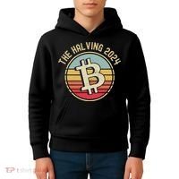 Bitcoin The Halving 2024 To The Moon Kids Hoodie thumb 4