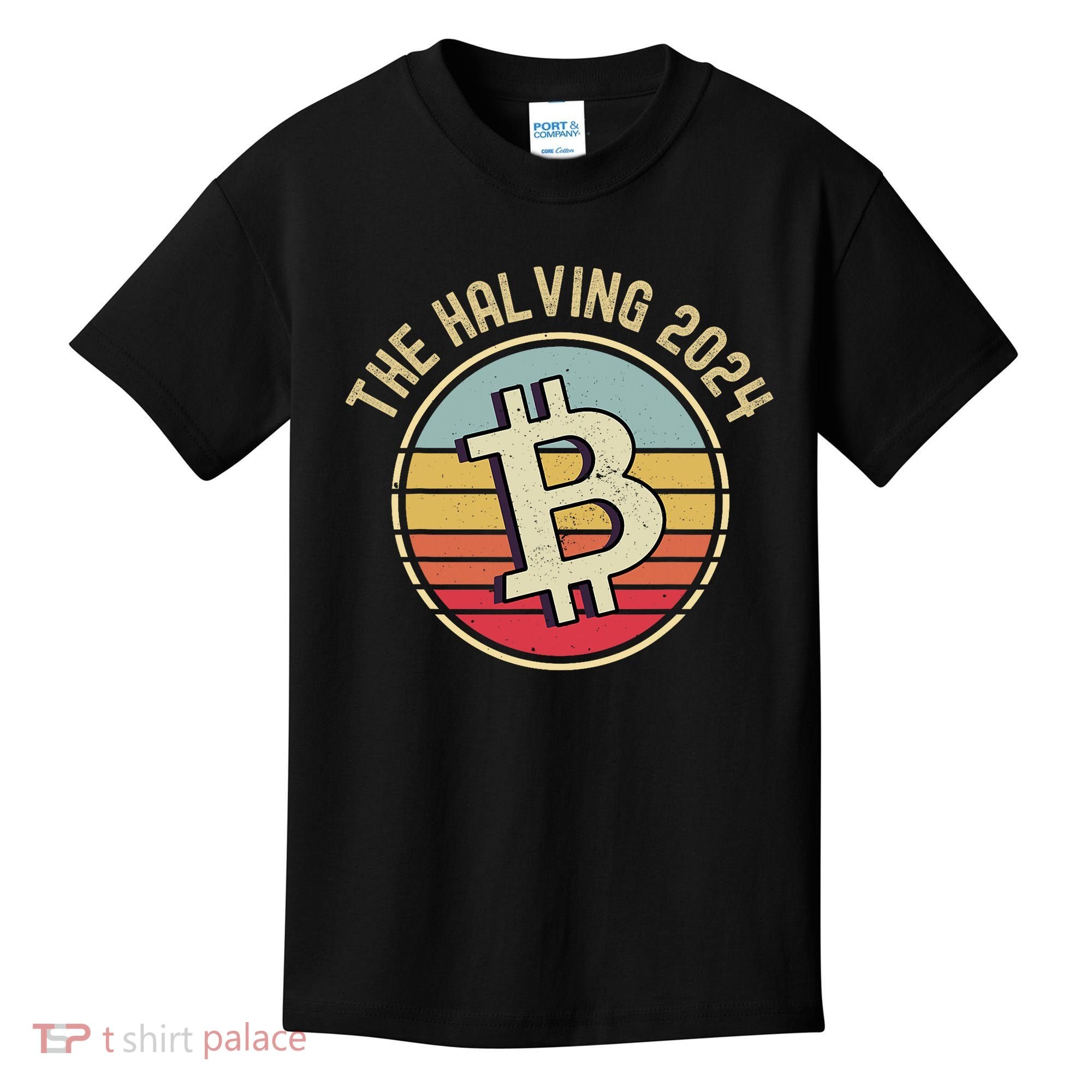 Bitcoin The Halving 2024 To The Moon Kids T-Shirt