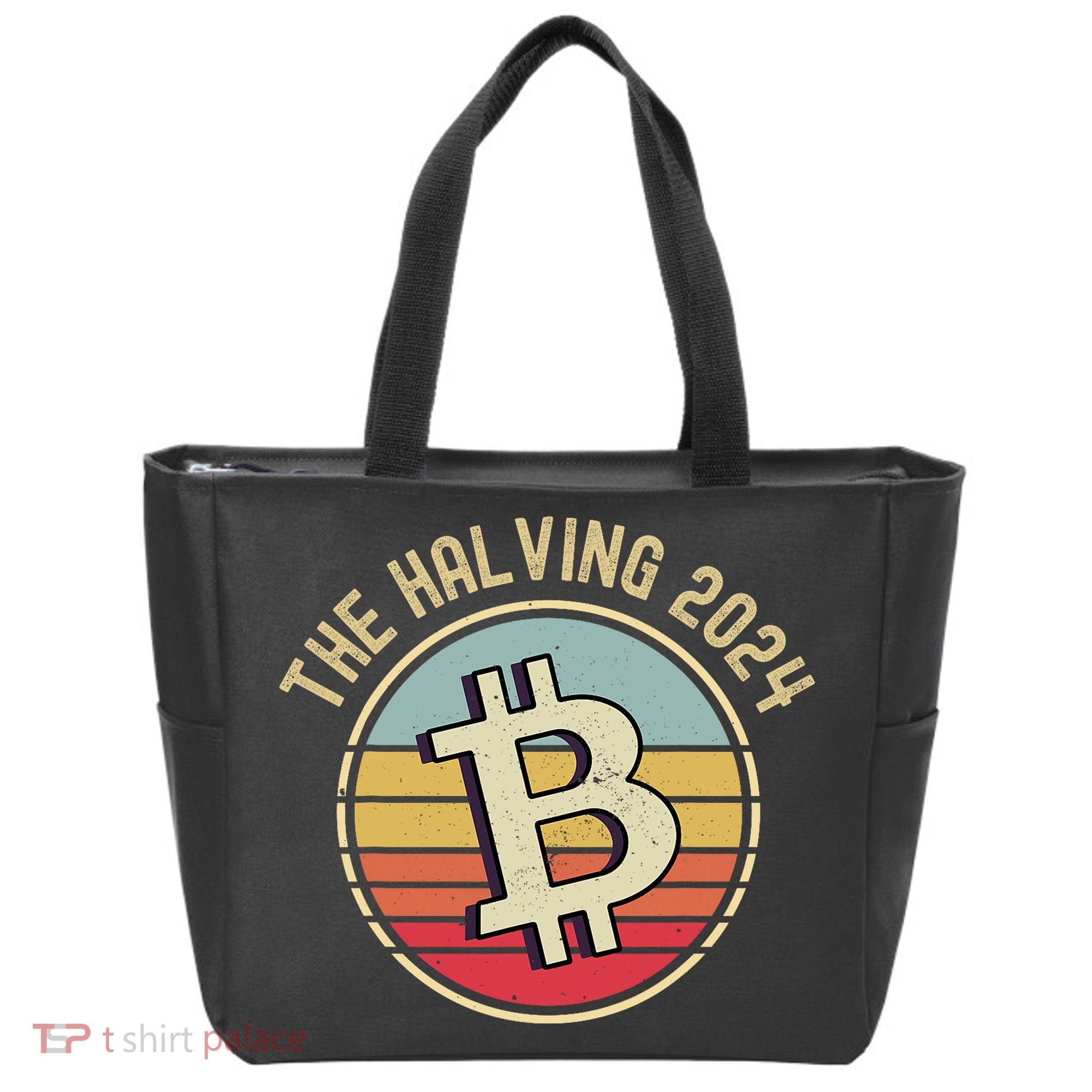 Bitcoin The Halving 2024 To The Moon Tote Bag