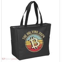 Bitcoin The Halving 2024 To The Moon Tote Bag thumb 2