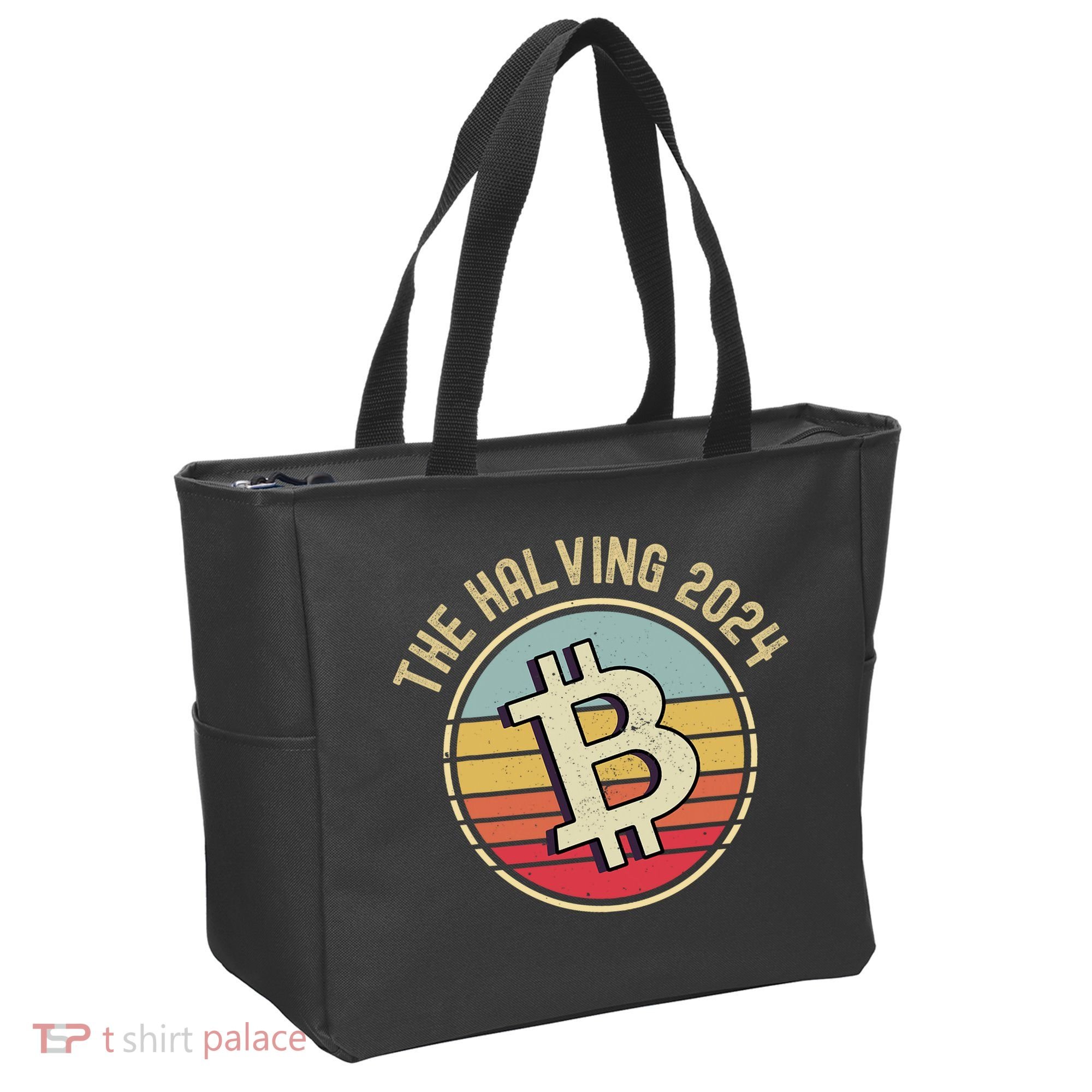 Bitcoin The Halving 2024 To The Moon Tote Bag